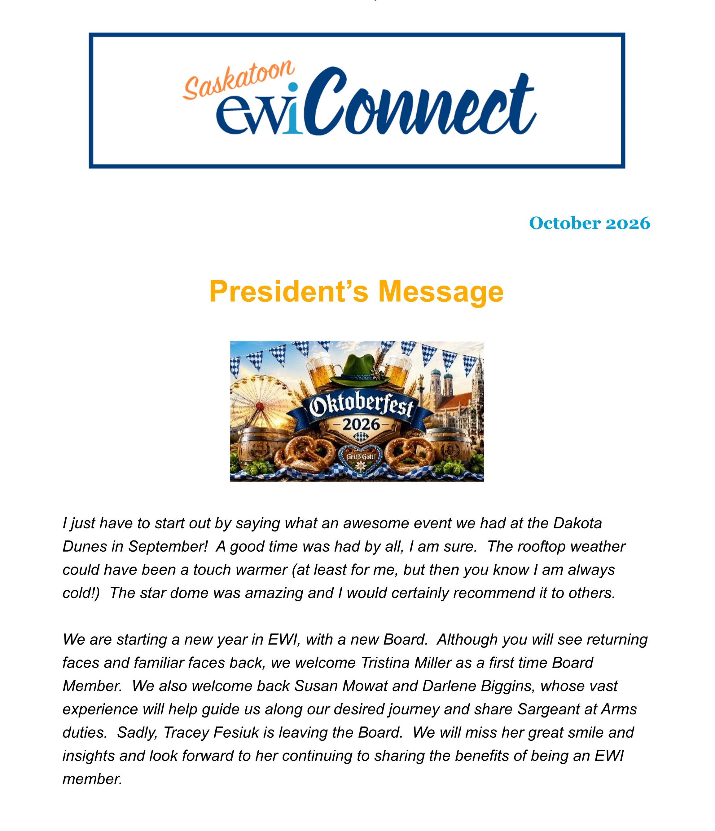 EWI Saskatoon October Connect 2026
