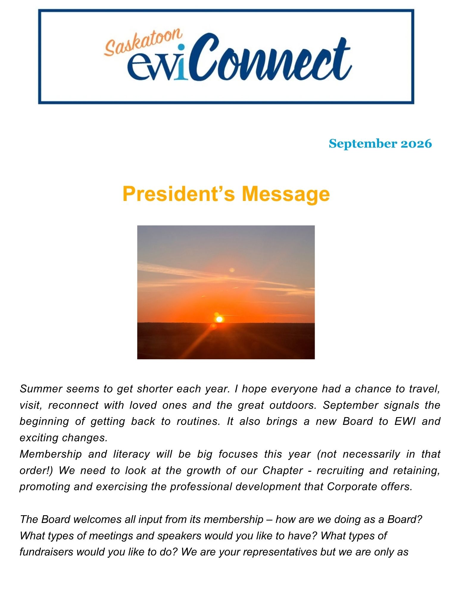 EWI Saskatoon September Connect 2026